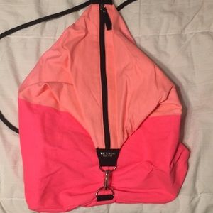 Victoria secret hot pink gym bag